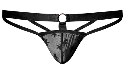 Love Star Jockstrap with Ring Black - view 4