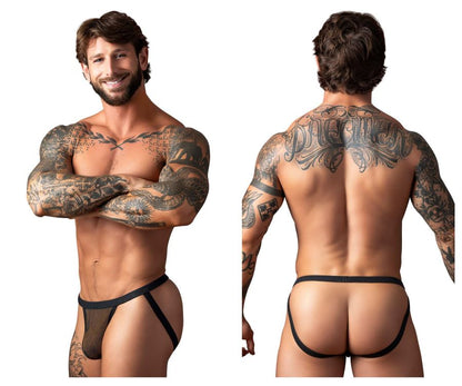 Male Power Men's Underwear 388-11C Fishnet 2 Jockstrap Color Black