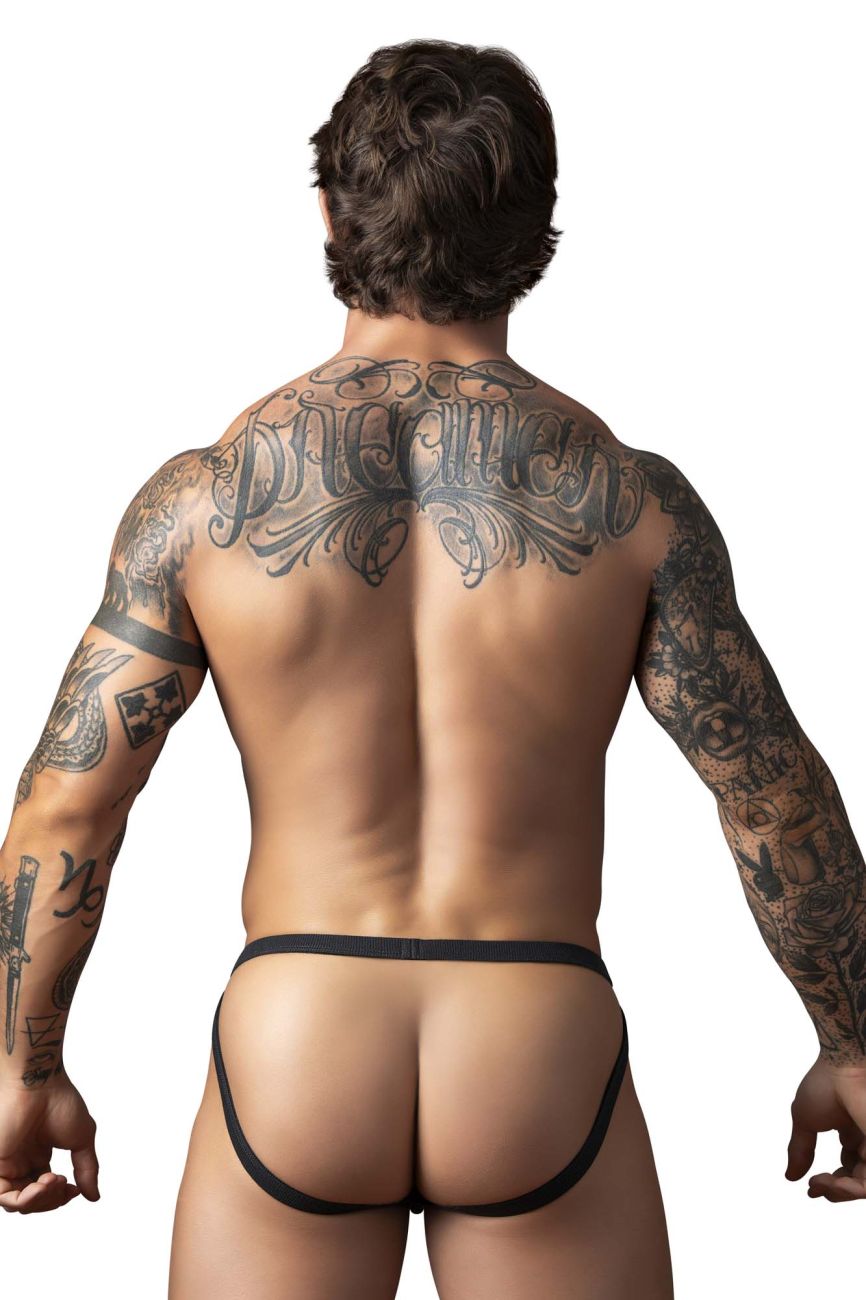 Male Power Men's Underwear 388-11C Fishnet 2 Jockstrap Color Black