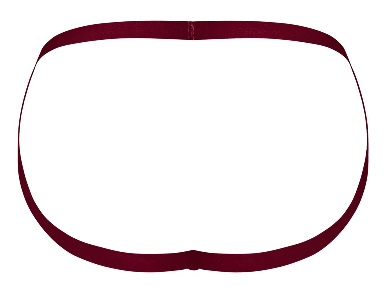 Male Power Men's Underwear 394-289 Lucifer Strappy Jock Color Burgundy