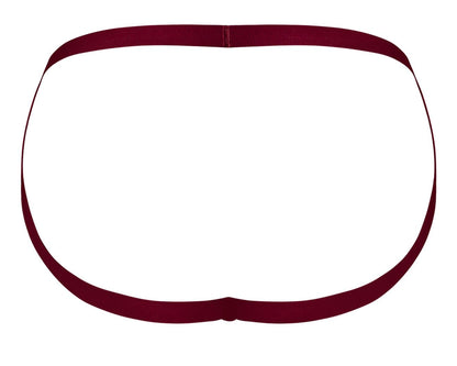 Male Power Men's Underwear 394-289 Lucifer Strappy Jock Color Burgundy