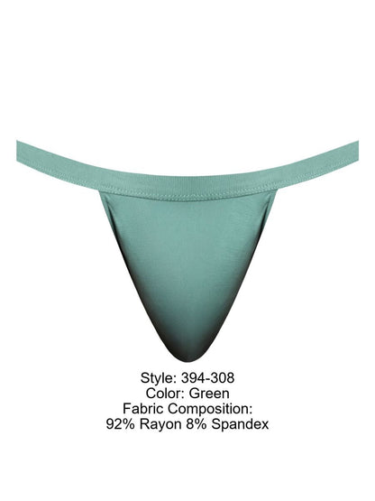 Male Power Men's Underwear 394-308 Eco Cozy Jockstrap Color Green