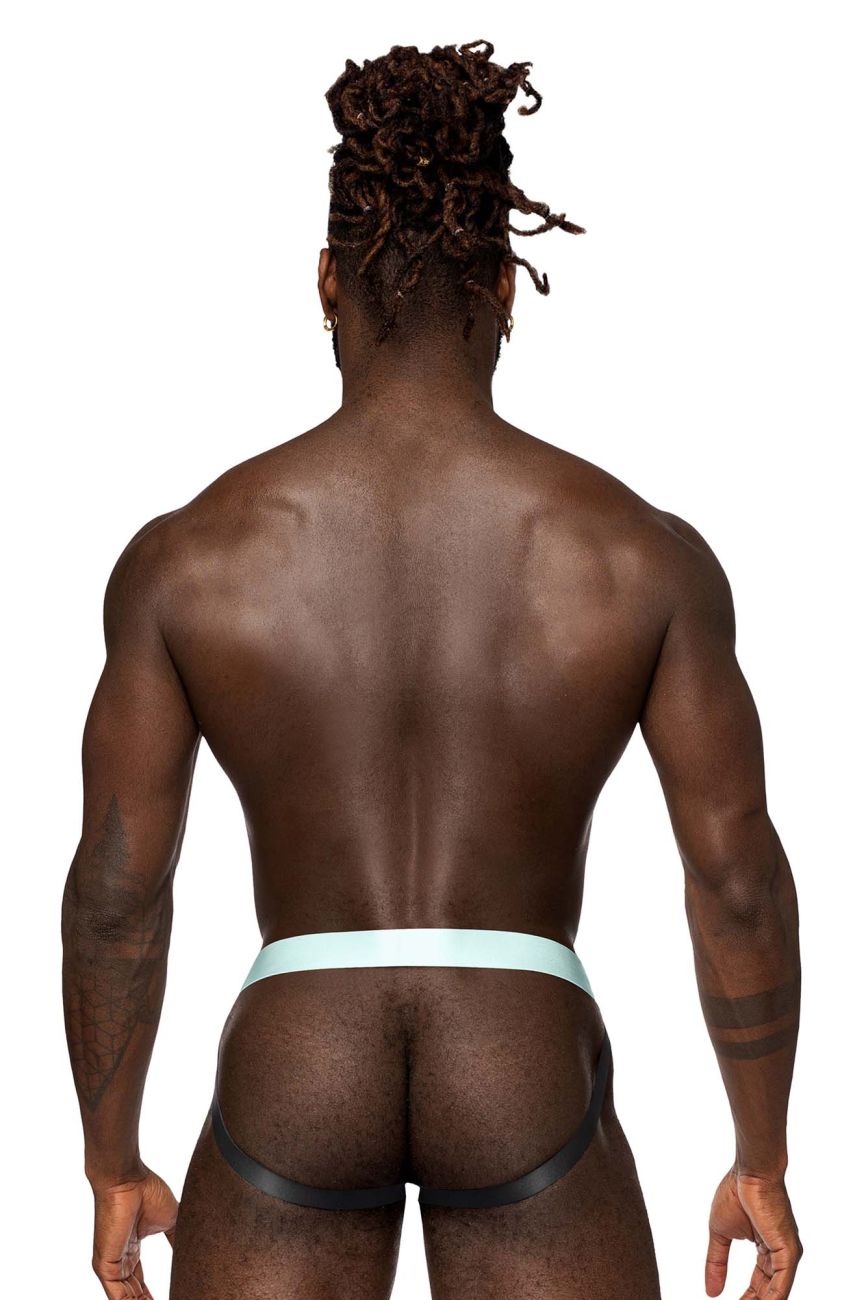 Male Power Men's Underwear 399-281 Easy Breezy Jock Sleeve Color Aqua
