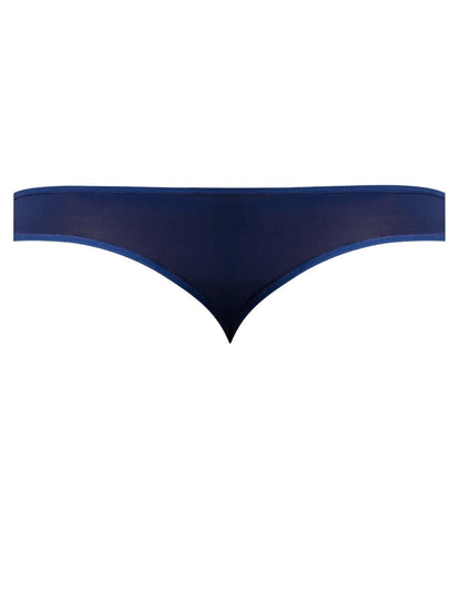 Sassy Open Ring Navy Lace Thong - view 5
