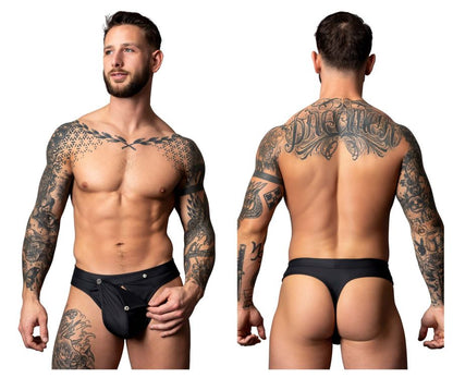 Male Power Men's Underwear 410-298 Oh Snap Snap off Thong Color Black