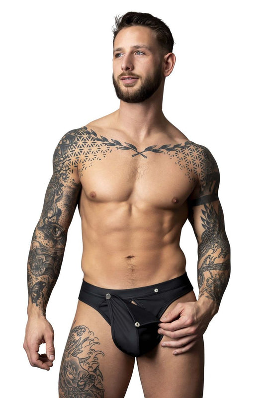 Male Power Men's Underwear 410-298 Oh Snap Snap off Thong Color Black