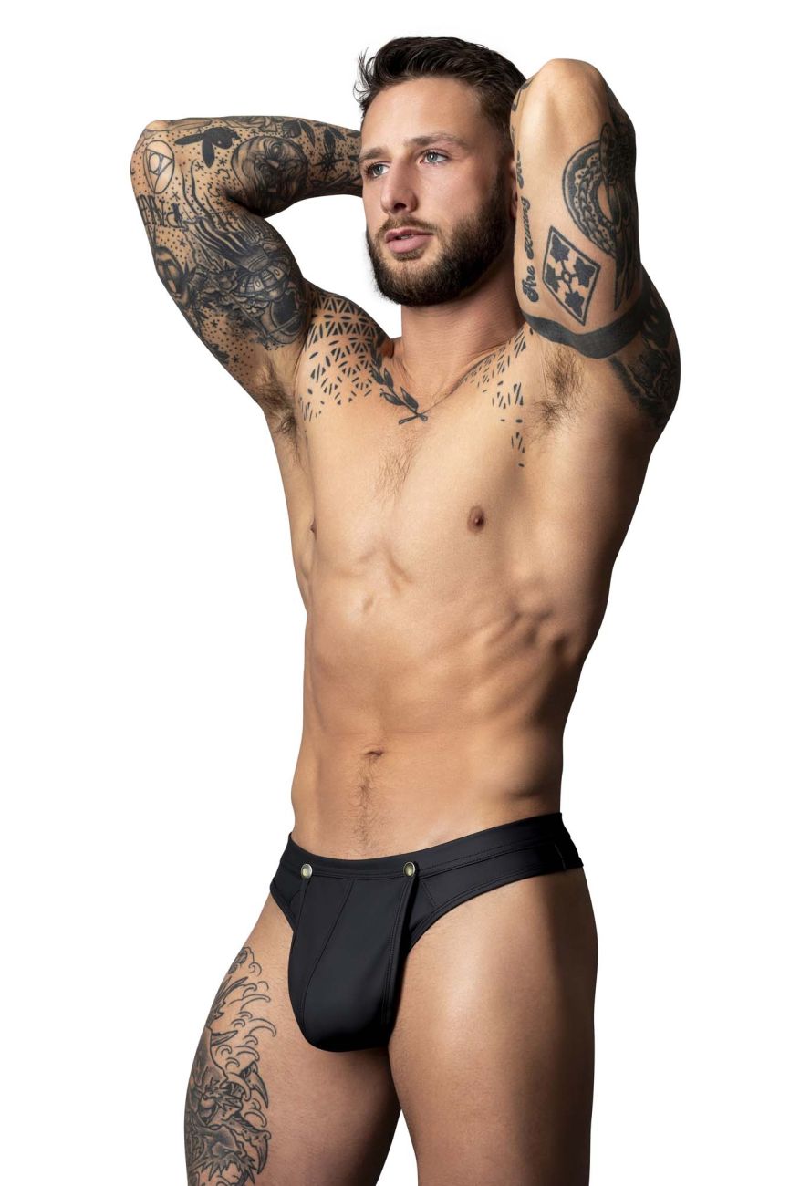 Male Power Men's Underwear 410-298 Oh Snap Snap off Thong Color Black