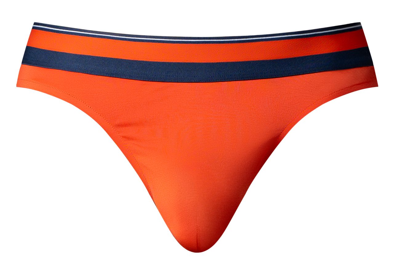 Male Power Men's Underwear 412-299 Soo Cumfy Thongs Color Orange
