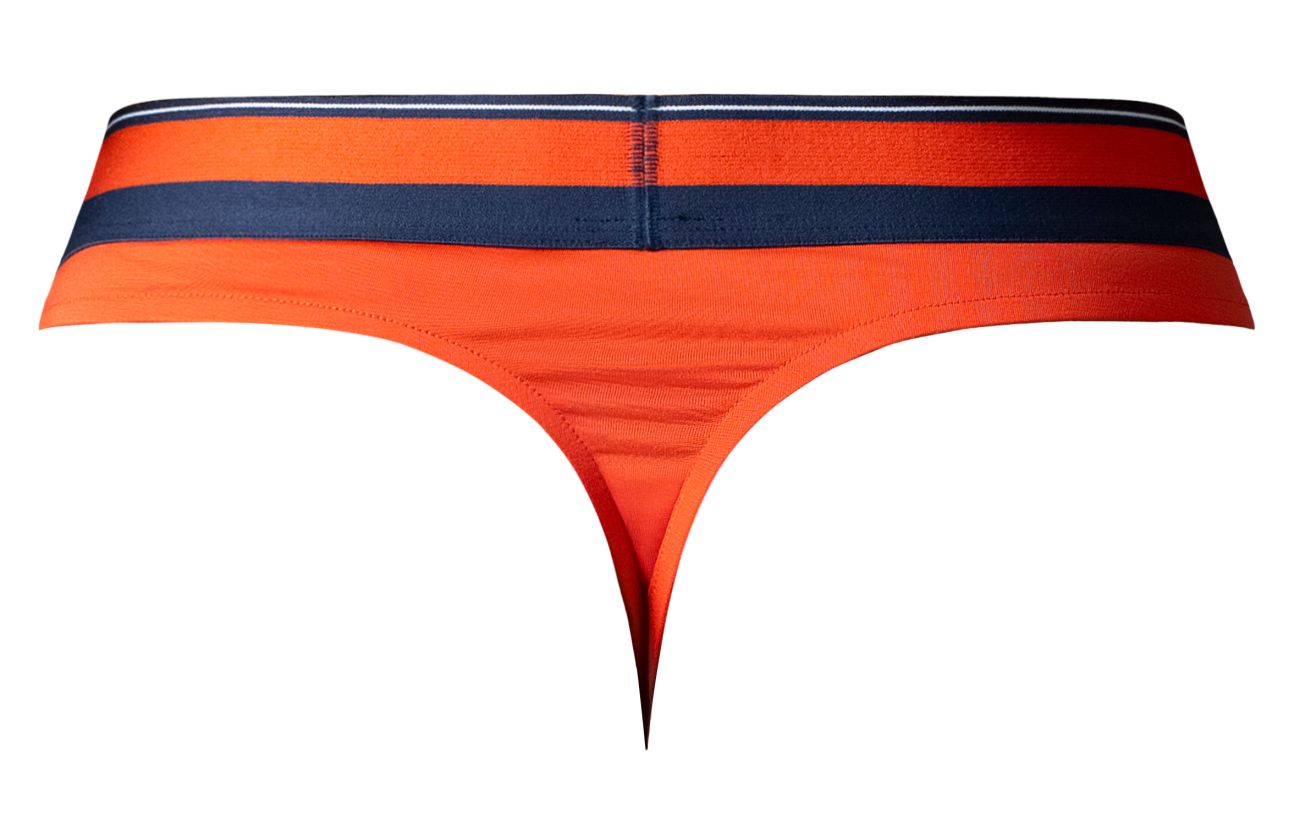 Male Power Men's Underwear 412-299 Soo Cumfy Thongs Color Orange