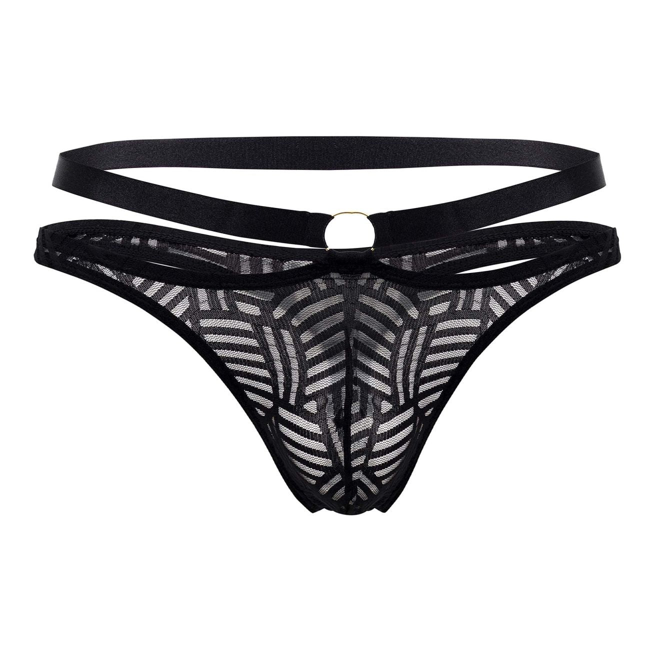 Male Power Men's Underwear 415-284 Rude Awakening Strap Thong Color Black