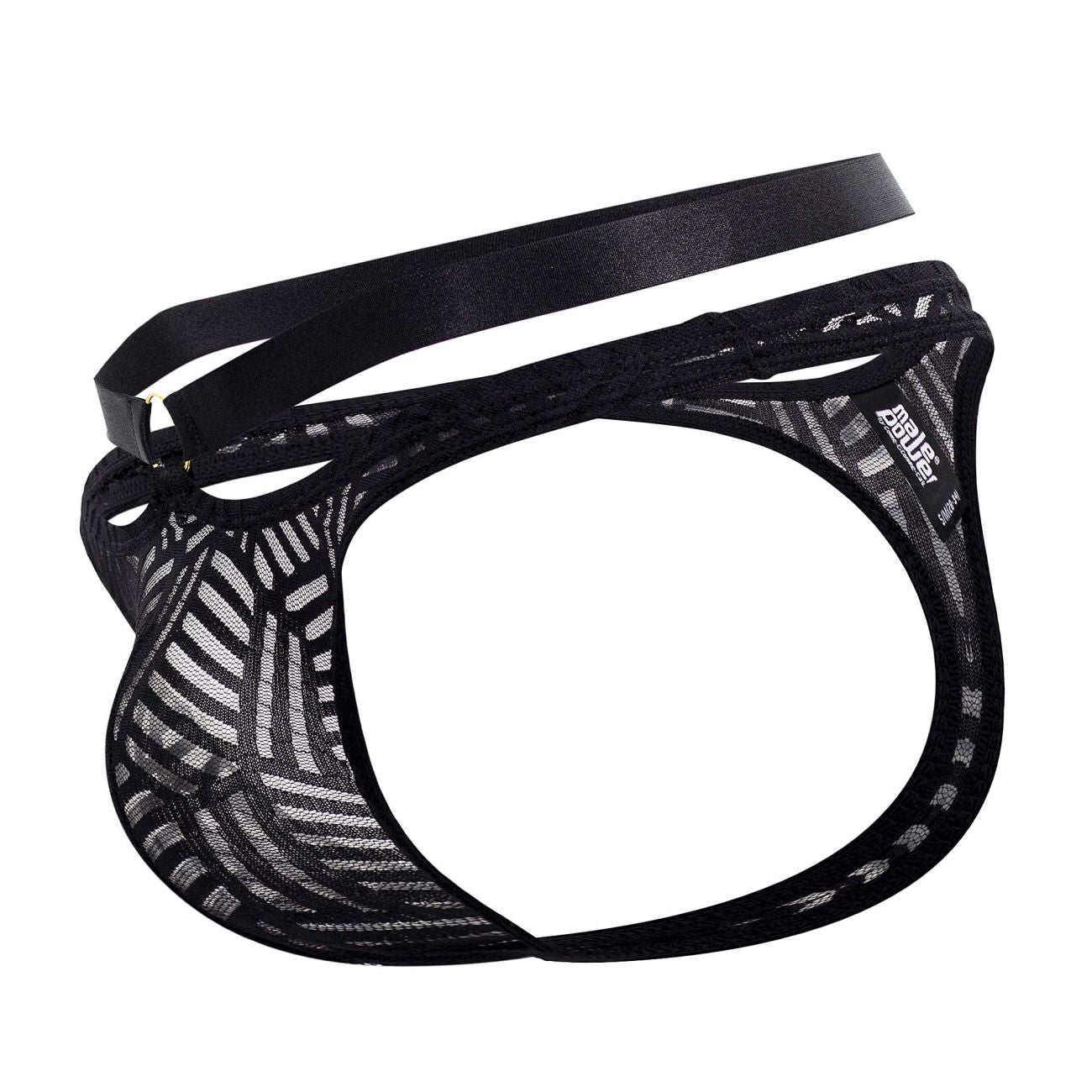 Male Power Men's Underwear 415-284 Rude Awakening Strap Thong Color Black
