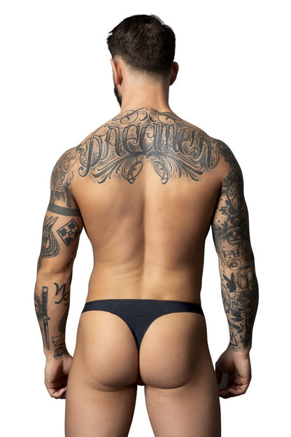 Bong Black-Red Mesh Thong - view 3