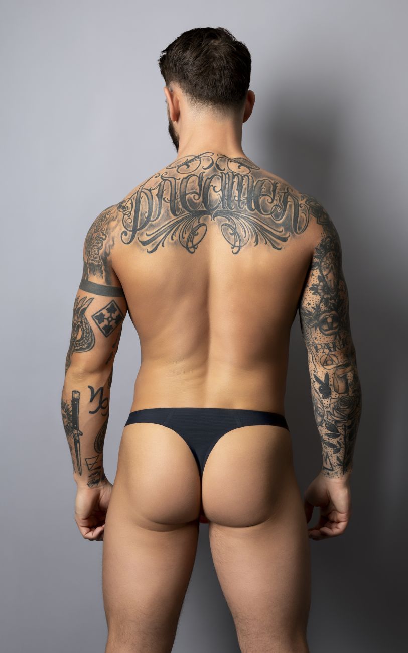Bong Black-Red Mesh Thong - view 8
