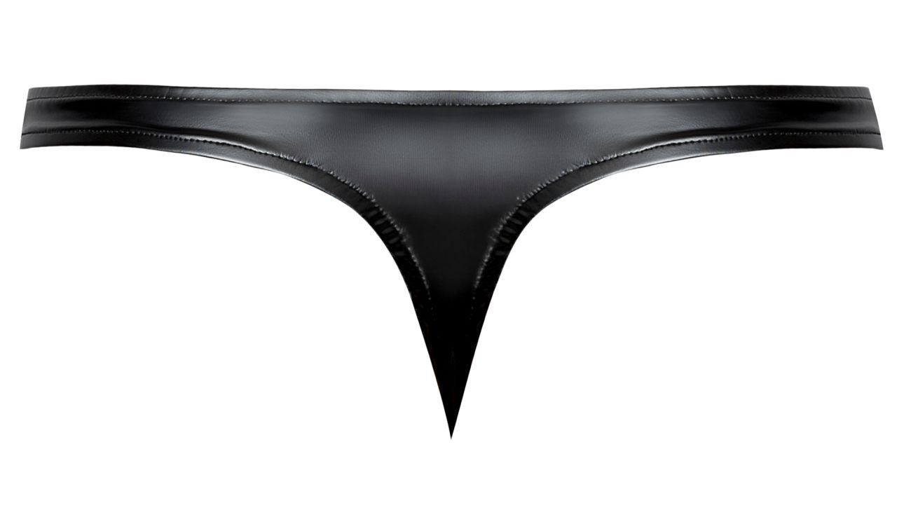 Male Power Men's Underwear 442-301 Liquid Onyx 2.0 Bong Thong Color Black