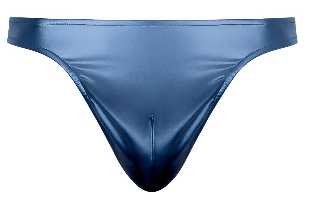 Male Power Men's Underwear 442-301 Liquid Onyx 2.0 Bong Thong Color Blue