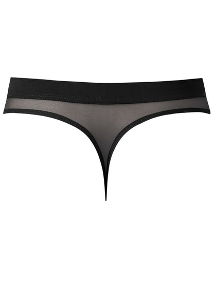Male Power Men's Underwear 442-307 Mesh 2 Bong Thong Color Black