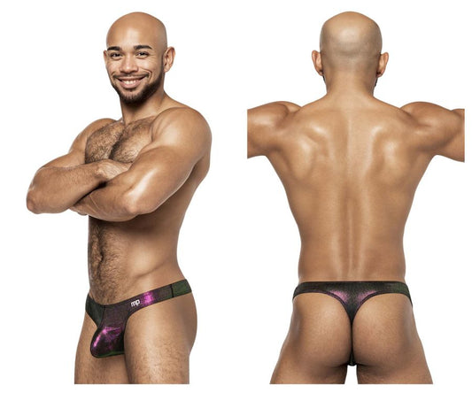 Male Power Men's Underwear 443-277 Hocus Pocus Uplift Bong Thong Color Purple