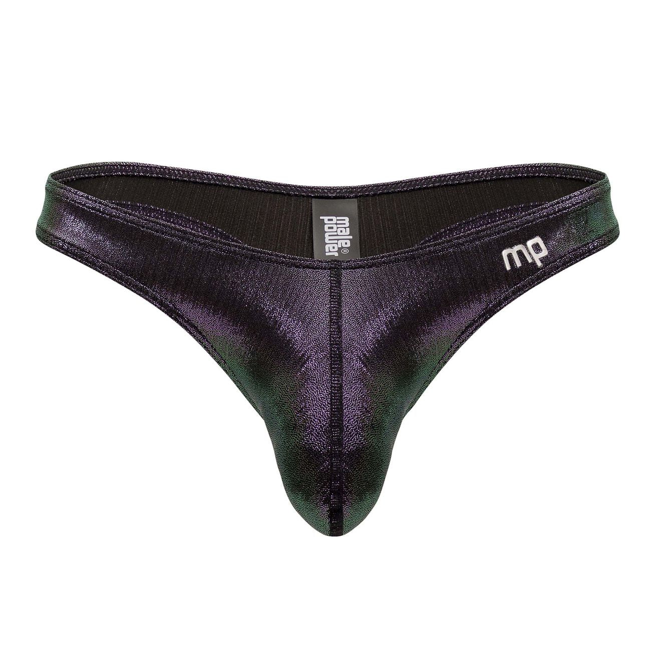 Male Power Men's Underwear 443-277 Hocus Pocus Uplift Bong Thong Color Purple