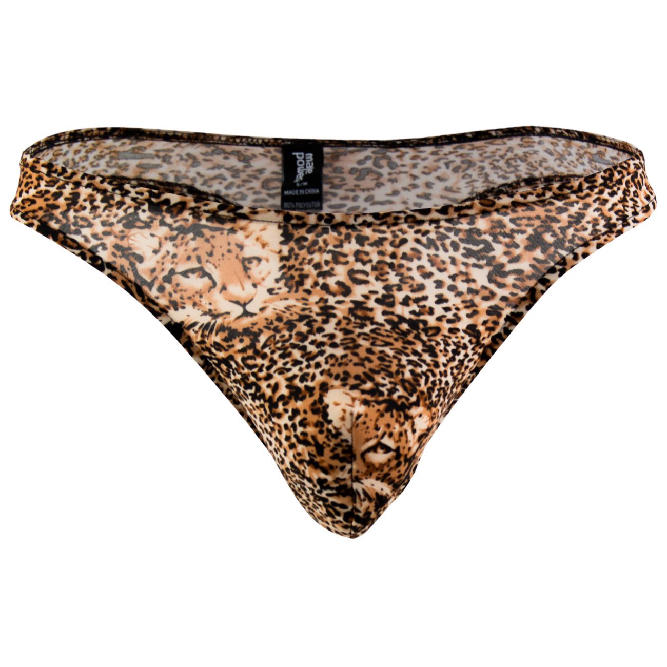 Male Power Men's Underwear 444030 Animal Wonder Thong Color Brown