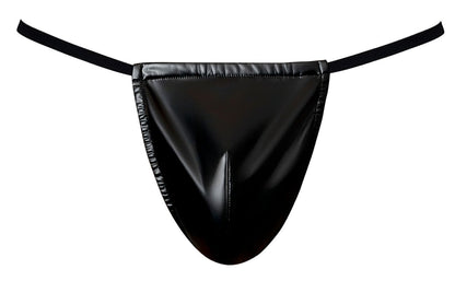 Male Power Men's Underwear 450-301 Liquid Onyx 2.0 G-String Color Black