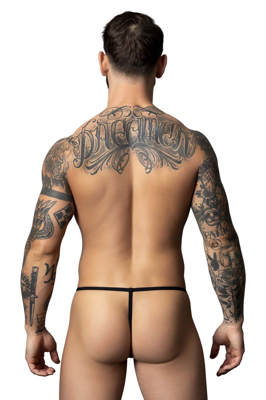 Male Power Men's Underwear 450-301 Liquid Onyx 2.0 G-String Color Blue