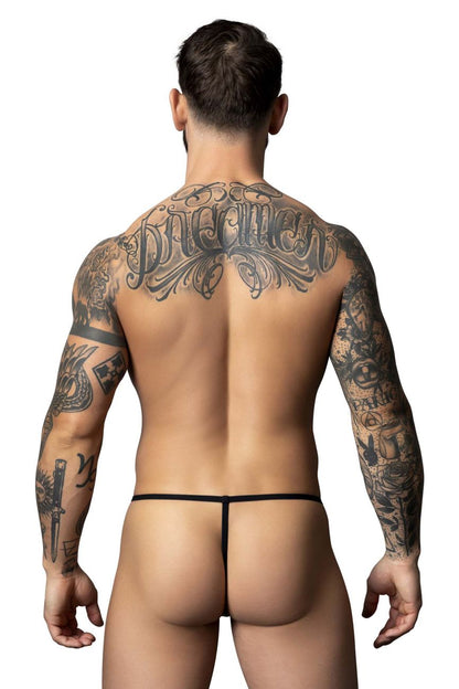 Male Power Men's Underwear 450-301 Liquid Onyx 2.0 G-String Color Blue