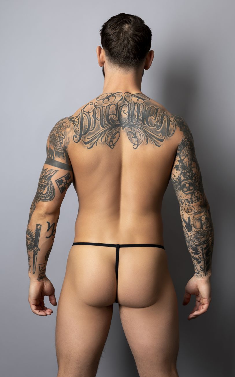 Male Power Men's Underwear 450-301 Liquid Onyx 2.0 G-String Color Blue