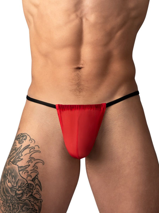 Male Power Men's Underwear 450-307 Mesh 2 G-String Color Red