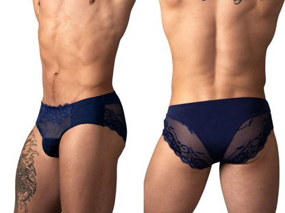 Sassy Navy Lace Bikini Sold Pouch - view 1