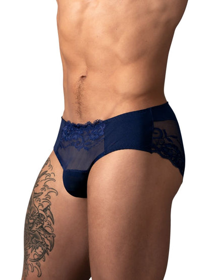 Sassy Navy Lace Bikini Sold Pouch - view 2