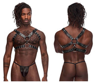 Gemini Black Leather Harness - view 1