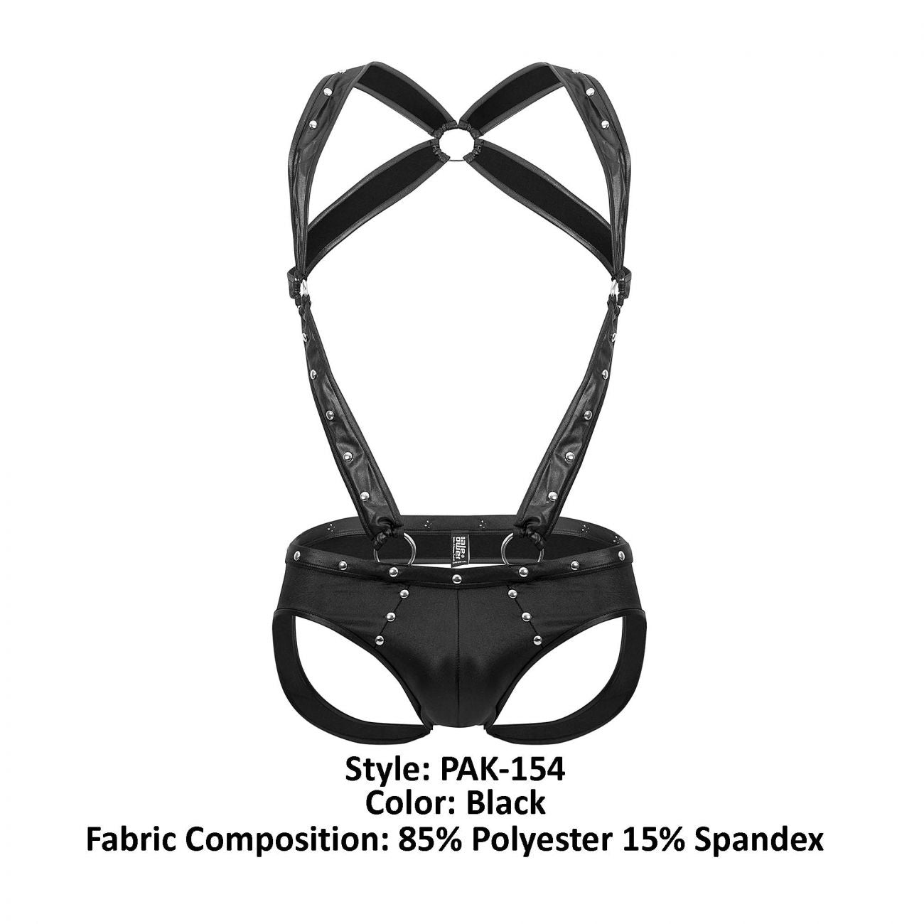 Male Power Men's Underwear PAK-154 Fetish Uranus Jockstrap Color Black