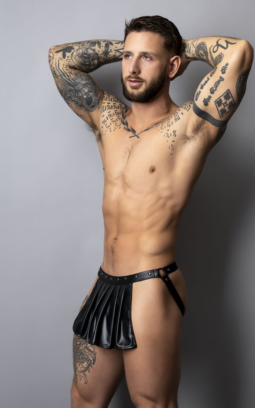 Male Power Men's Underwear PAK-158 Fetish Spartacus Color Black