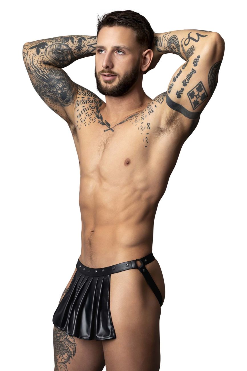 Male Power Men's Underwear PAK-158 Fetish Spartacus Color Black