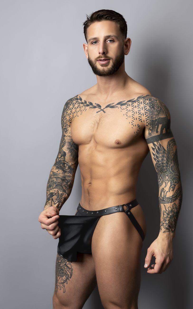 Male Power Men's Underwear PAK-158 Fetish Spartacus Color Black