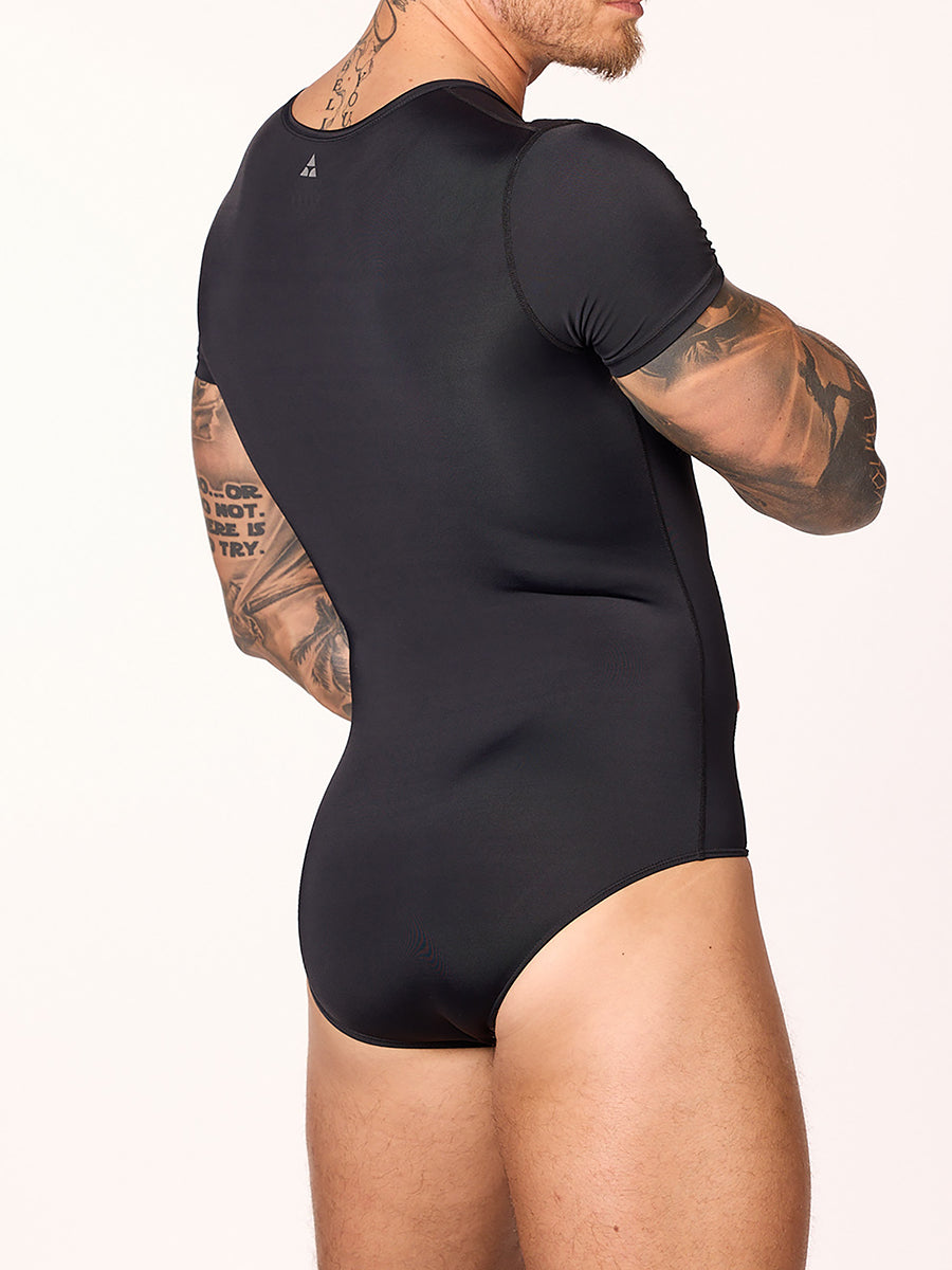 Body Force T-Shirt Zip Bodysuit