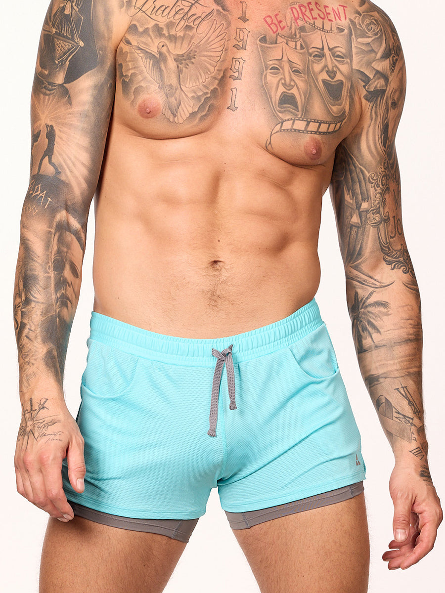 Body Force 2-in-1 Gym Shorts