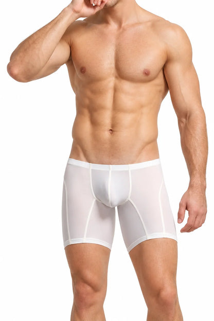 Men’s Long Boxer Shorts - Compression Fit, Soft & Stretchable - view 13
