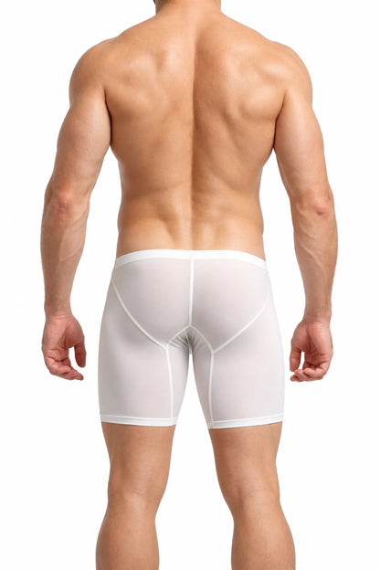 Men’s Long Boxer Shorts - Compression Fit, Soft & Stretchable - view 16