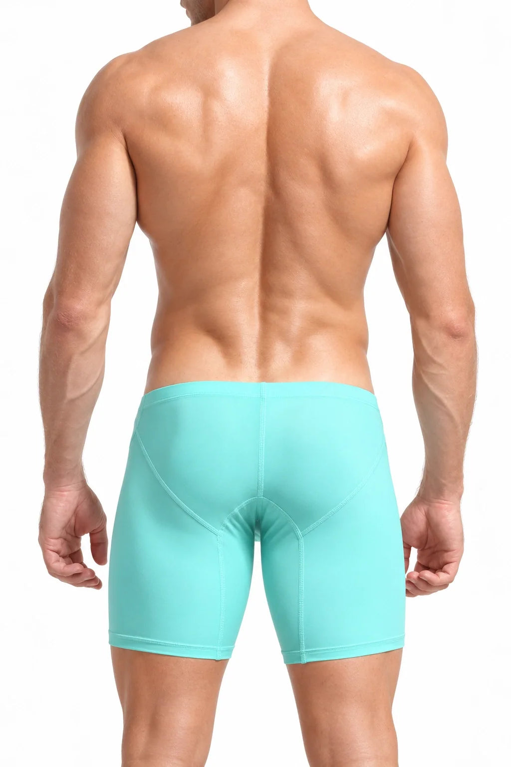 Men’s Long Boxer Shorts - Compression Fit, Soft & Stretchable - view 5