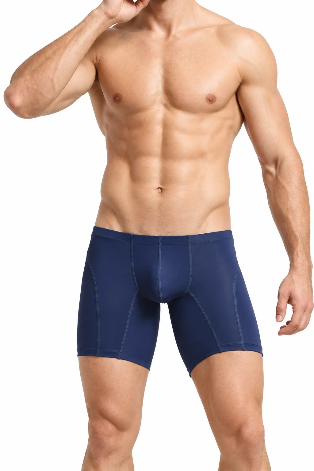 Men’s Long Boxer Shorts - Compression Fit, Soft & Stretchable - view 7