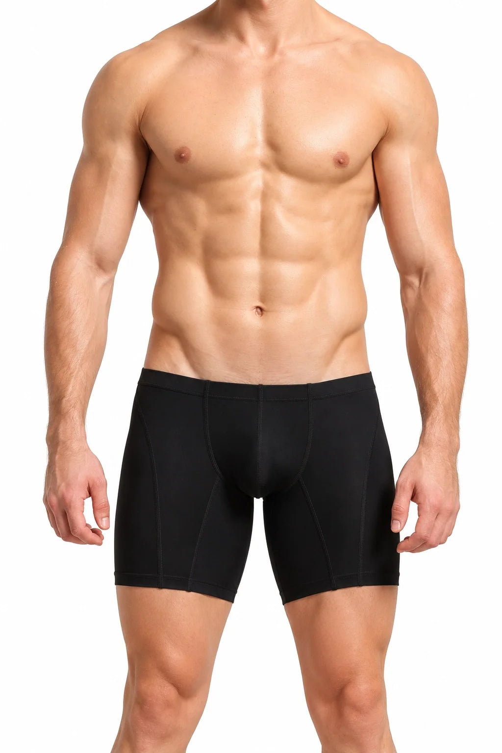 Men’s Long Boxer Shorts - Compression Fit, Soft & Stretchable - view 17