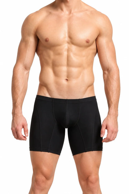 Men’s Long Boxer Shorts - Compression Fit, Soft & Stretchable - view 17