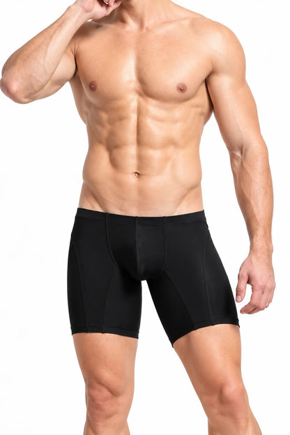 Men’s Long Boxer Shorts - Compression Fit, Soft & Stretchable - view 18