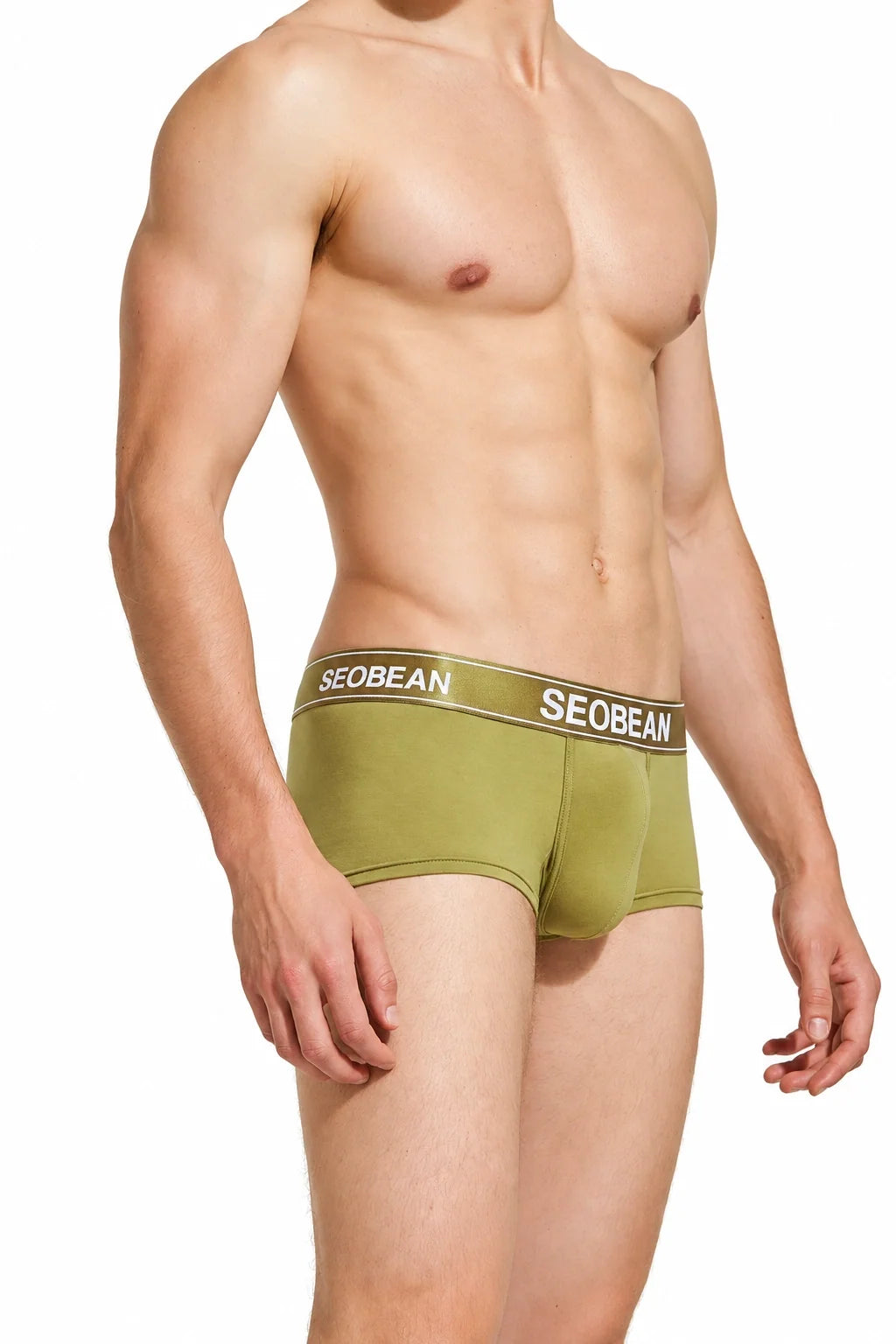Pastel Cotton Boxer Briefs for Men