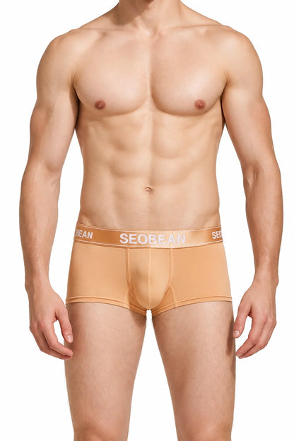 Pastel Cotton Boxer Briefs for Men