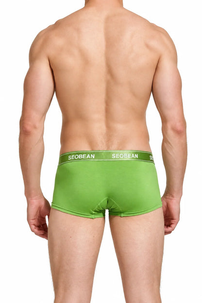 Pastel Cotton Boxer Briefs for Men