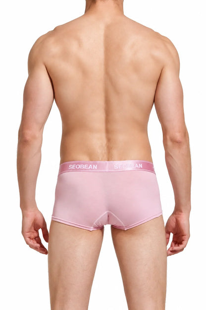 Pastel Cotton Boxer Briefs for Men