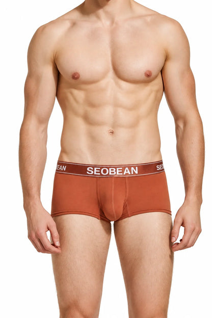 Pastel Cotton Boxer Briefs for Men
