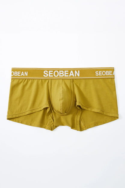 Pastel Cotton Boxer Briefs for Men
